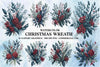 Christmas Wreath Clipart Bundle
