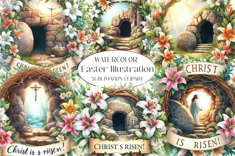 Easter Illustration Clipart Bundle - CraftNest - Digital Crafting and Art