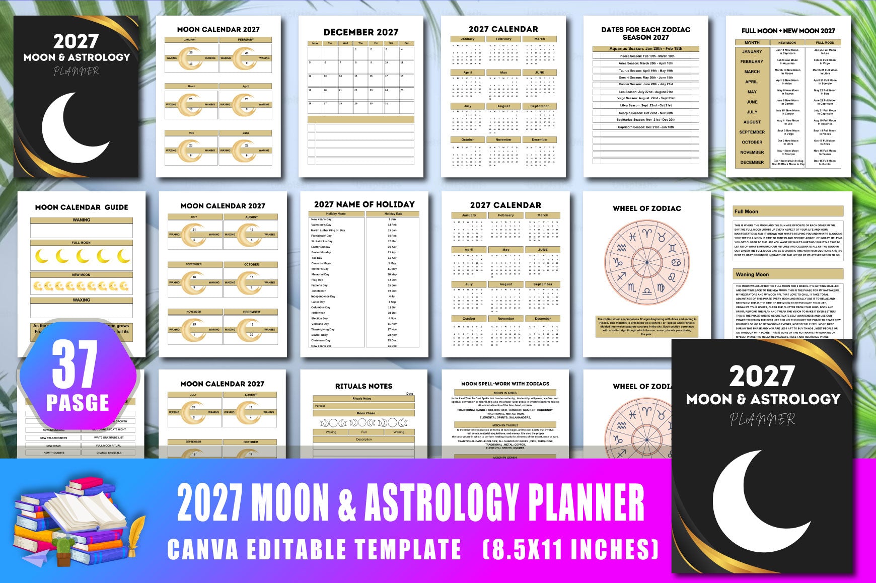 Moon Astrology Planner