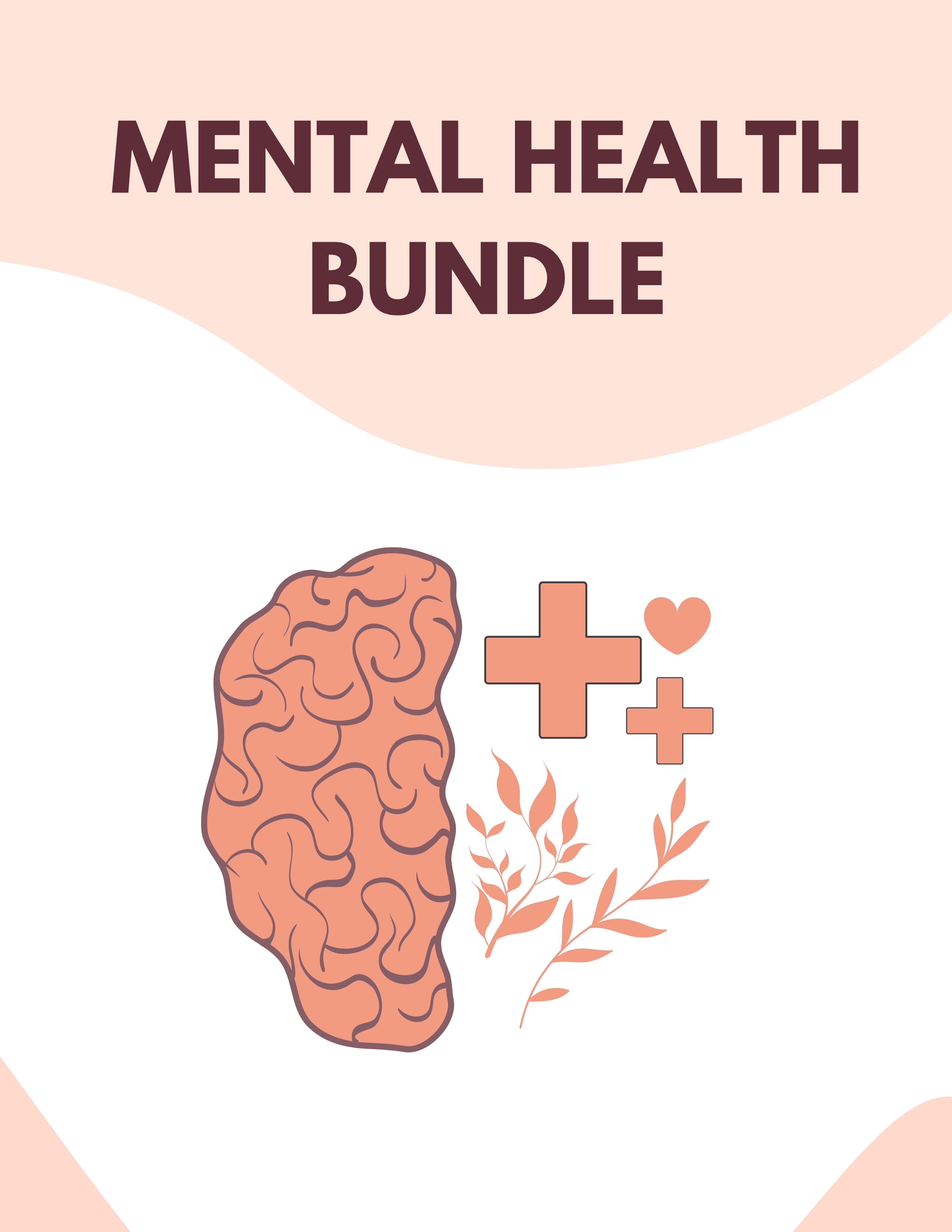 Mental Health Bundle KDP Planner
