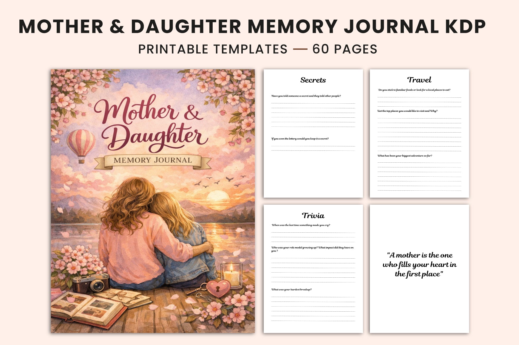 Mother-Daughter Memory Journal