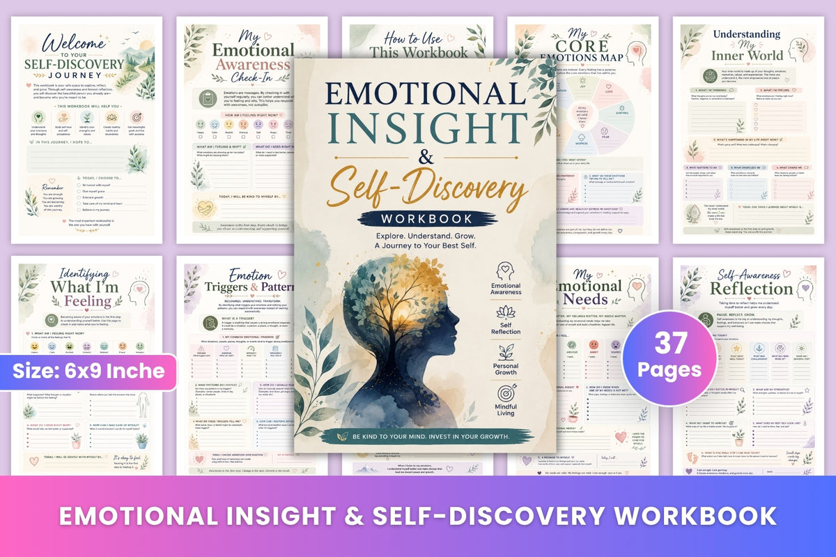 Emotional Insight Self Discovery Workbook