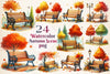 Autumn Scene Clipart Bundle 2