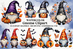 Gnome Clipart Bundle - CraftNest - Digital Crafting and Art