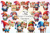I Love Crochet Gnome Clipart Bundle 4