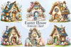 Easter House Clipart Bundle