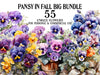 Pansy Palette In Fall