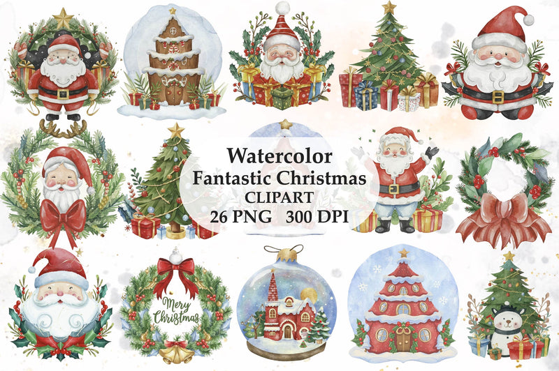 Fantastic Christmas Clipart Bundle - CraftNest - Digital Crafting and Art