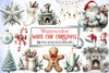 White Chic Christmas Clipart Bundle