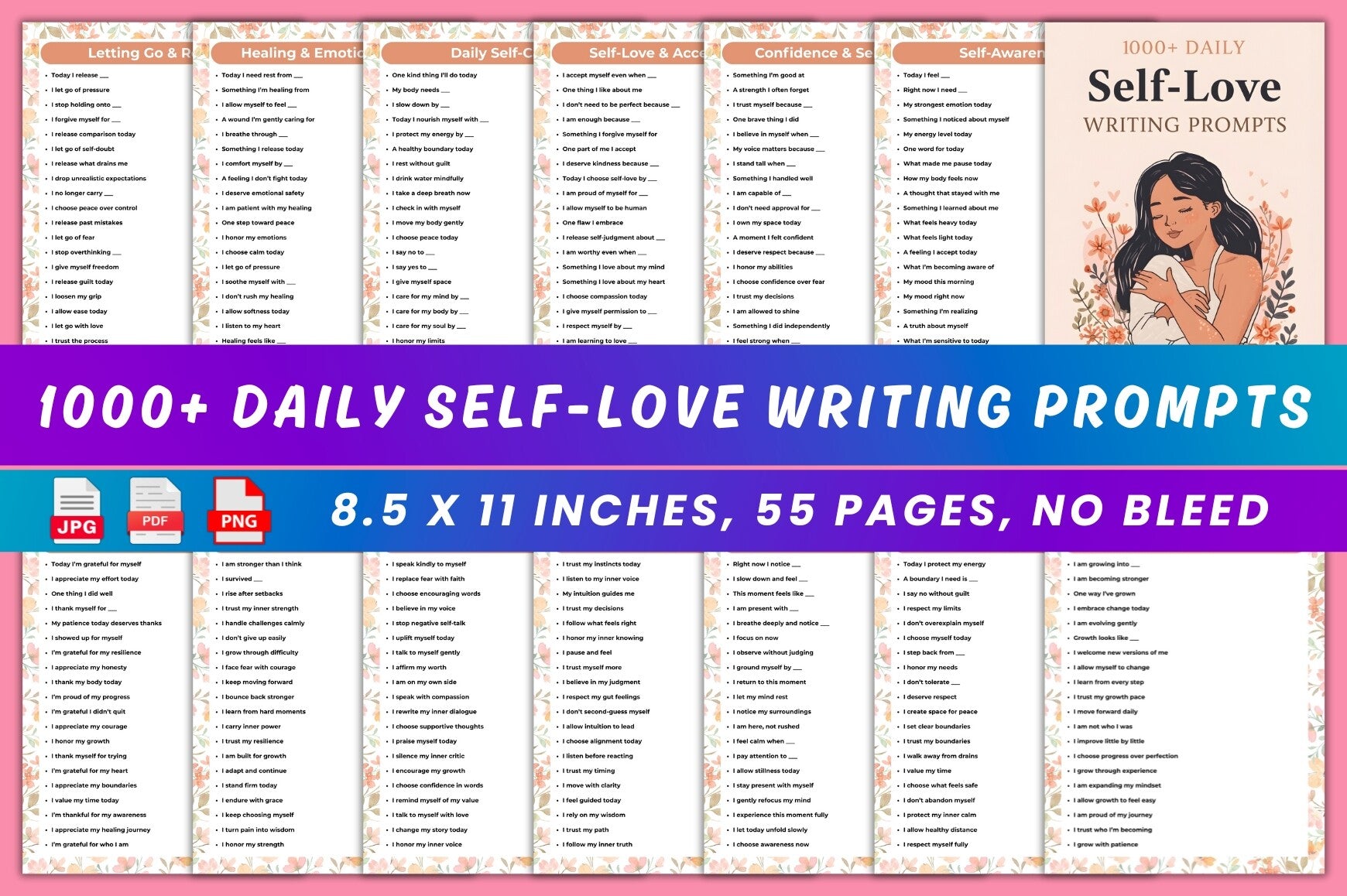 Daily Self-Love Writing Prompts