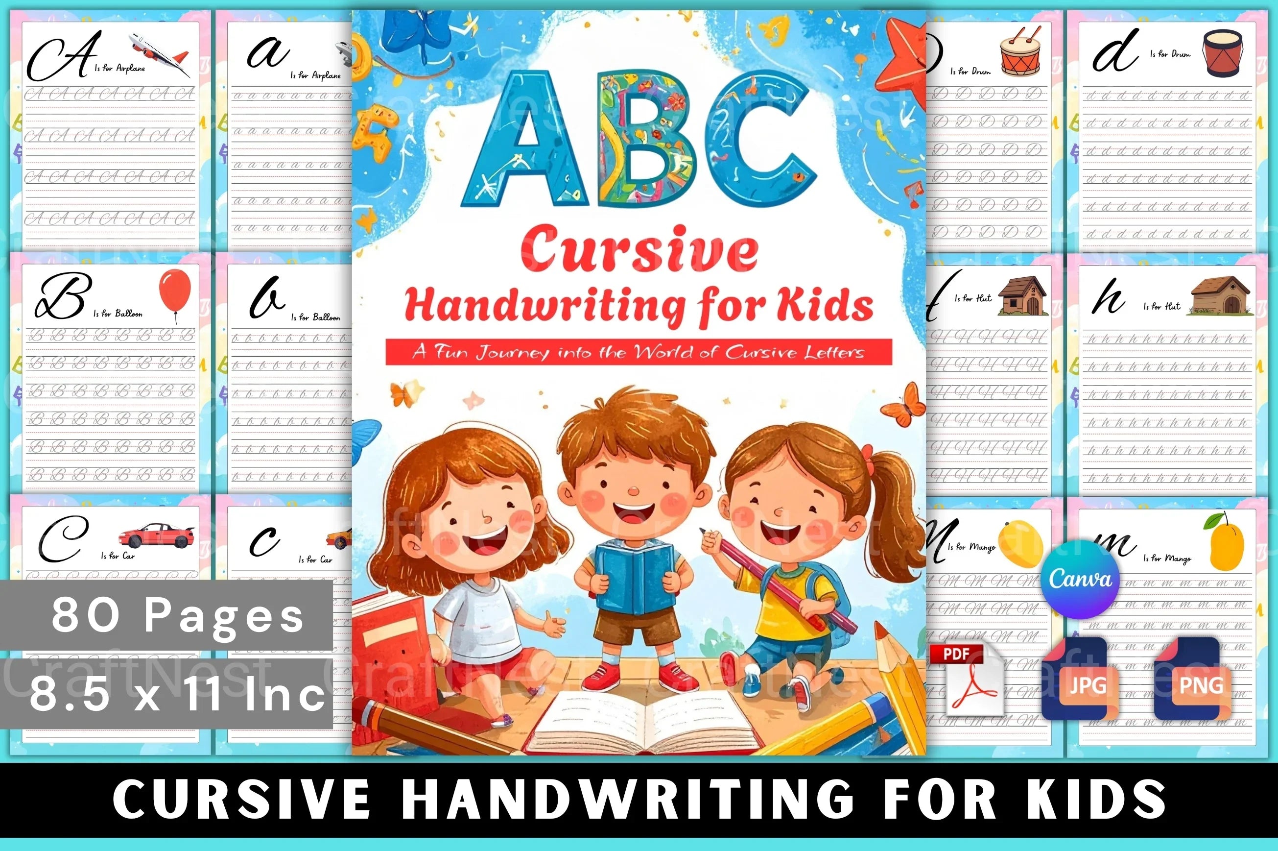 Union Cursive Cursive Handwriting Practice for Kids