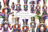 Mardi Gras Nutcracker Clipart Bundle