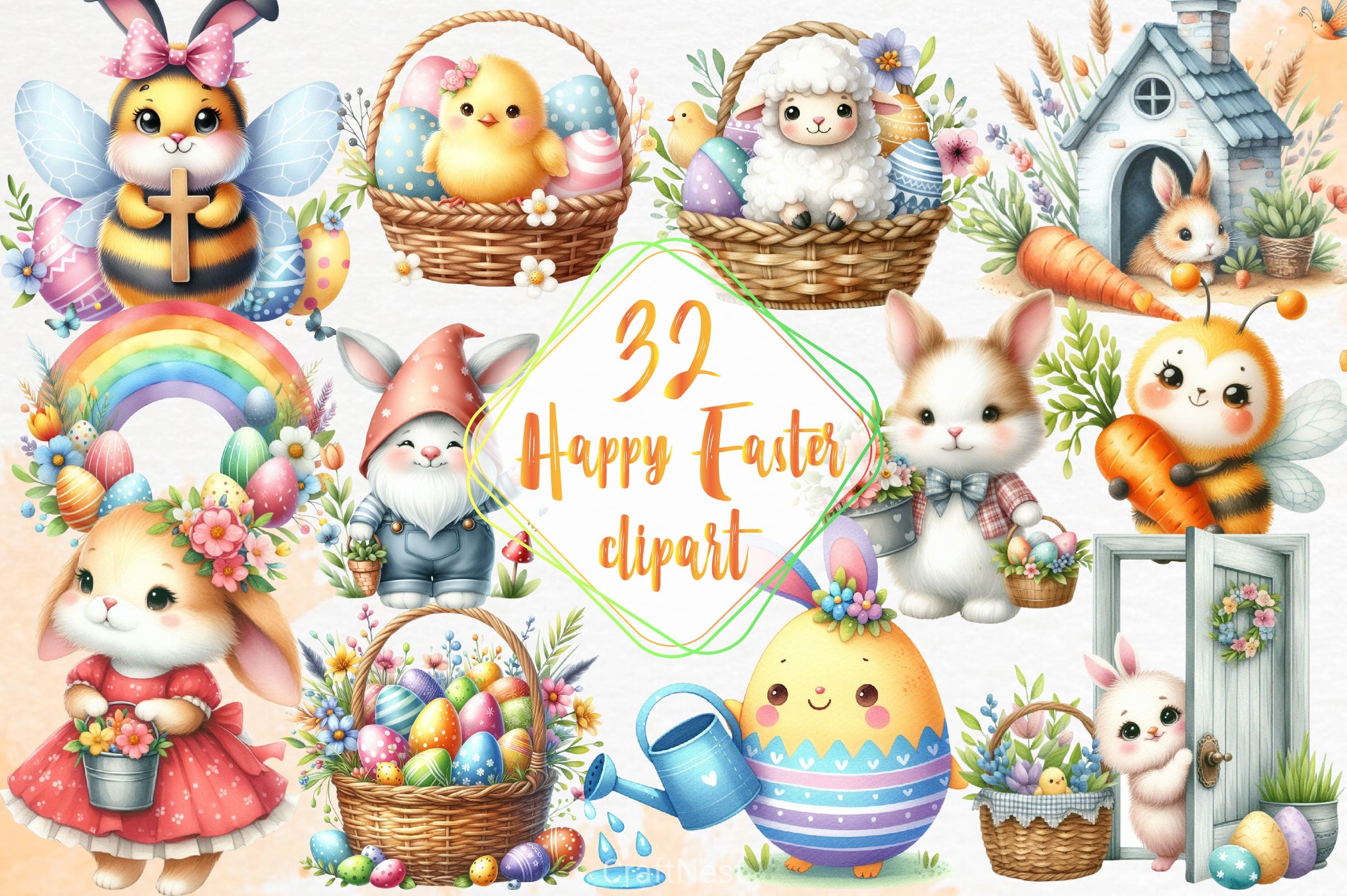 Easter Clipart Bundle - CraftNest - Digital Crafting and Art