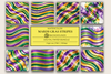 Mardi Gras Stripes Background Papers