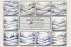 Snowy Scenes Background Papers