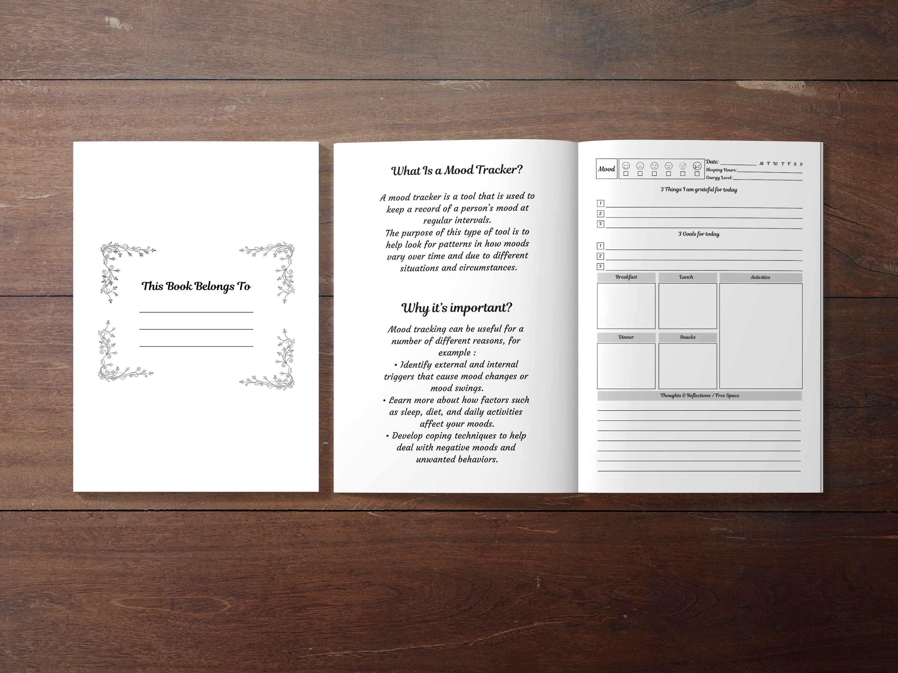 Mood Planner Template
