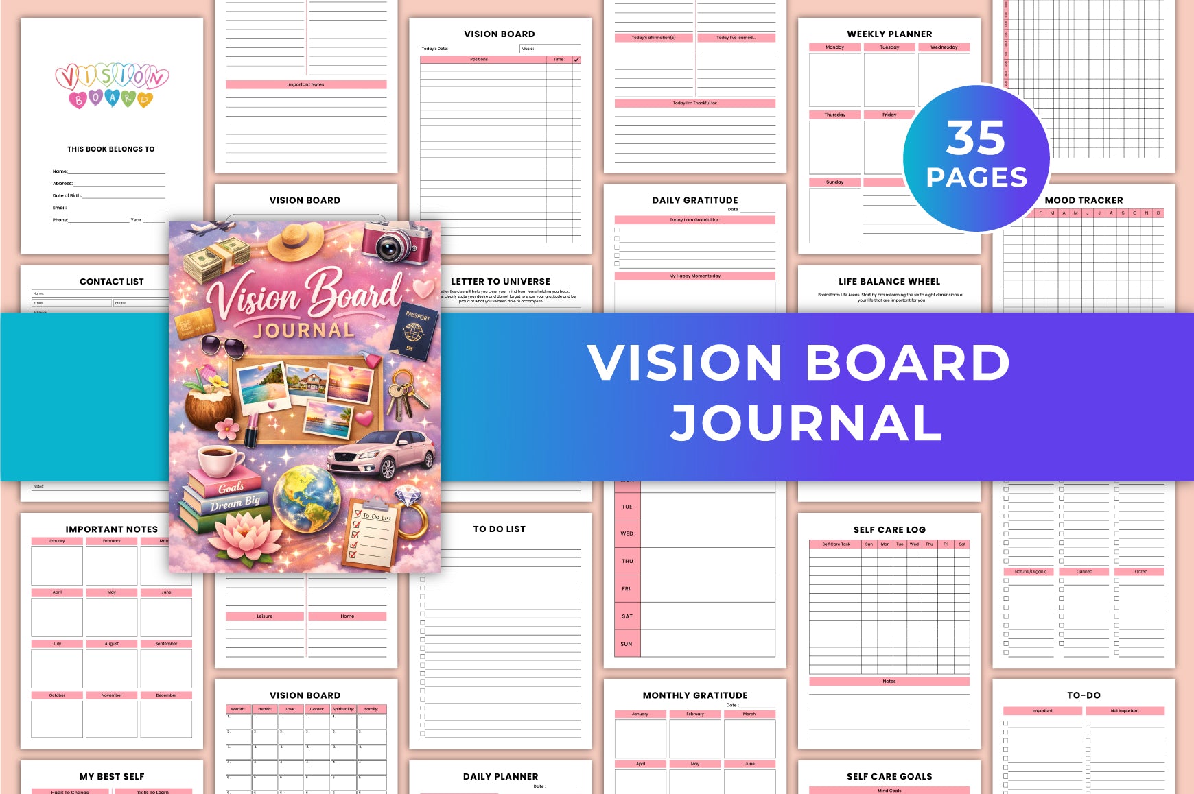 Vision Board Journal