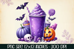 Halloween Coffee Cup Clipart Bundle 9 - CraftNest - Digital Crafting and Art