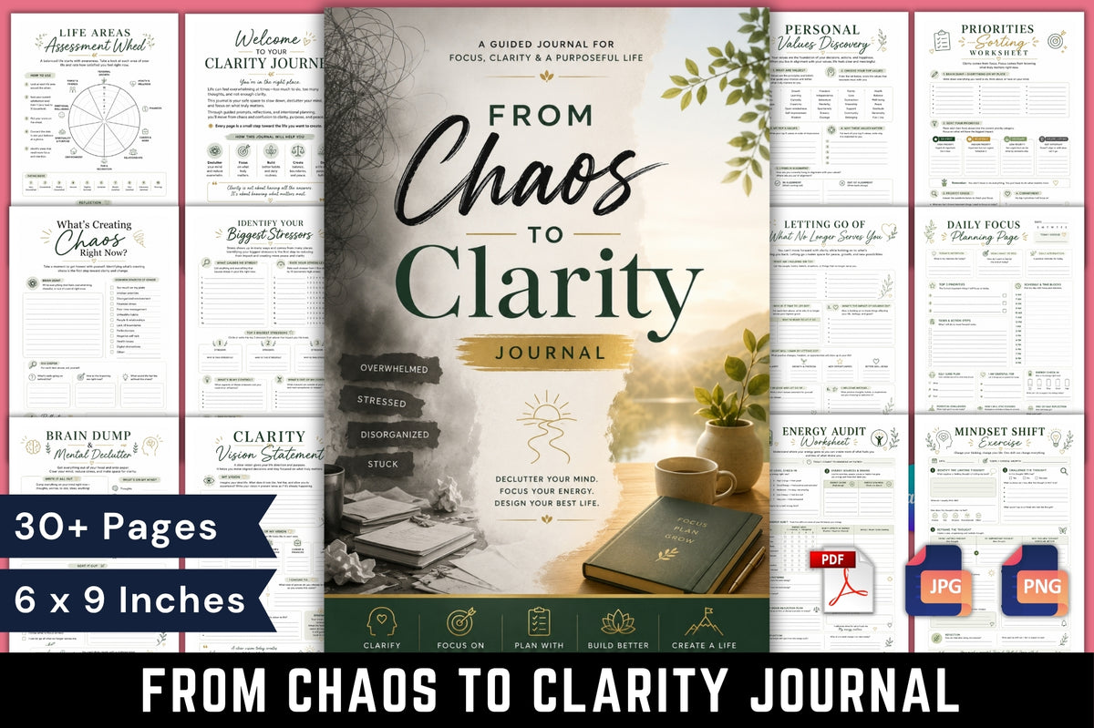 From Chaos To Clarity Journal
