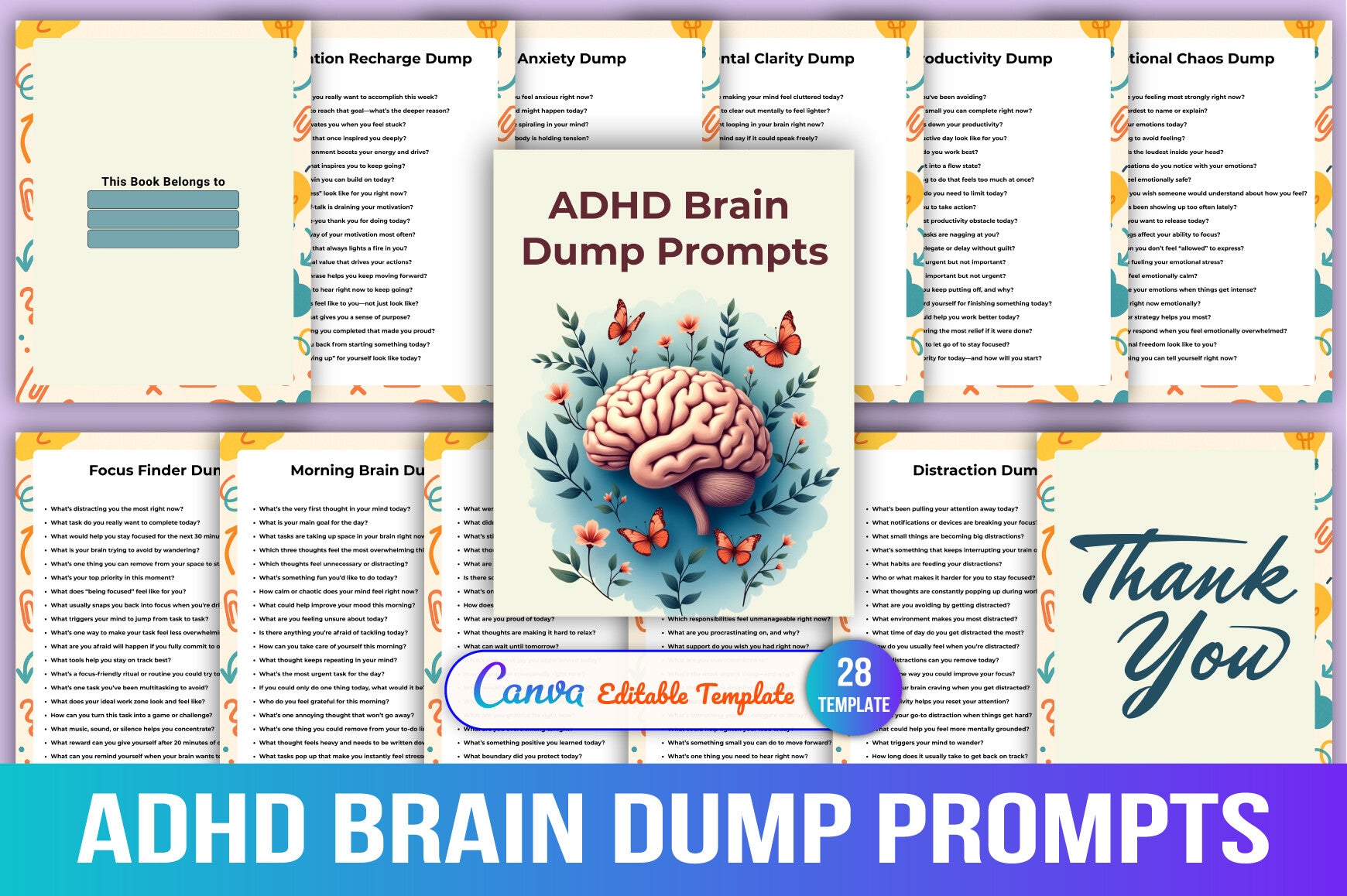 ADHD Brain Dump Prompts for Better Focus