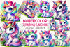 Rainbow Unicorn Clipart Bundle