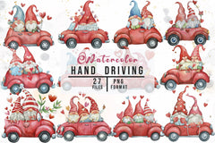 Hand Driving Clipart Bundle - CraftNest - Digital Crafting and Art