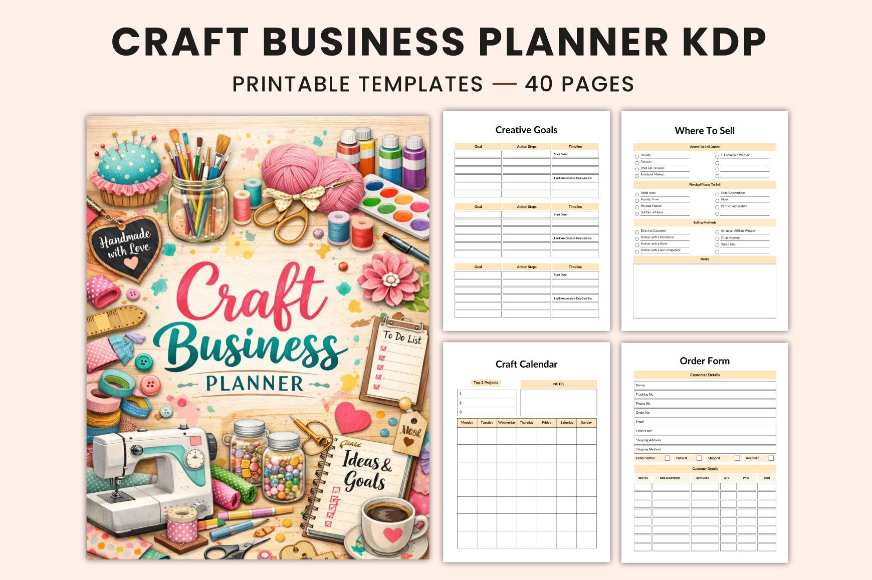 Creative Craft Business Planner