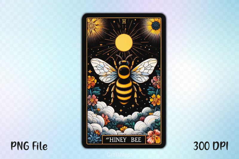 Honey Bee Tarot Card Clipart Bundle 1 - CraftNest - Digital Crafting and Art