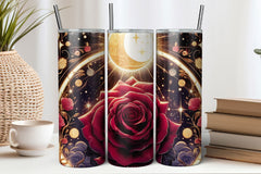 Rose Flowers Tumbler Wrap Bundle 3 - CraftNest - Digital Crafting and Art
