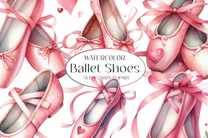 Ballet Shoes Clipart Bundle - CraftNest - Digital Crafting and Art