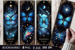 Butterfly Celestial Clipart Bundle - CraftNest - Digital Crafting and Art