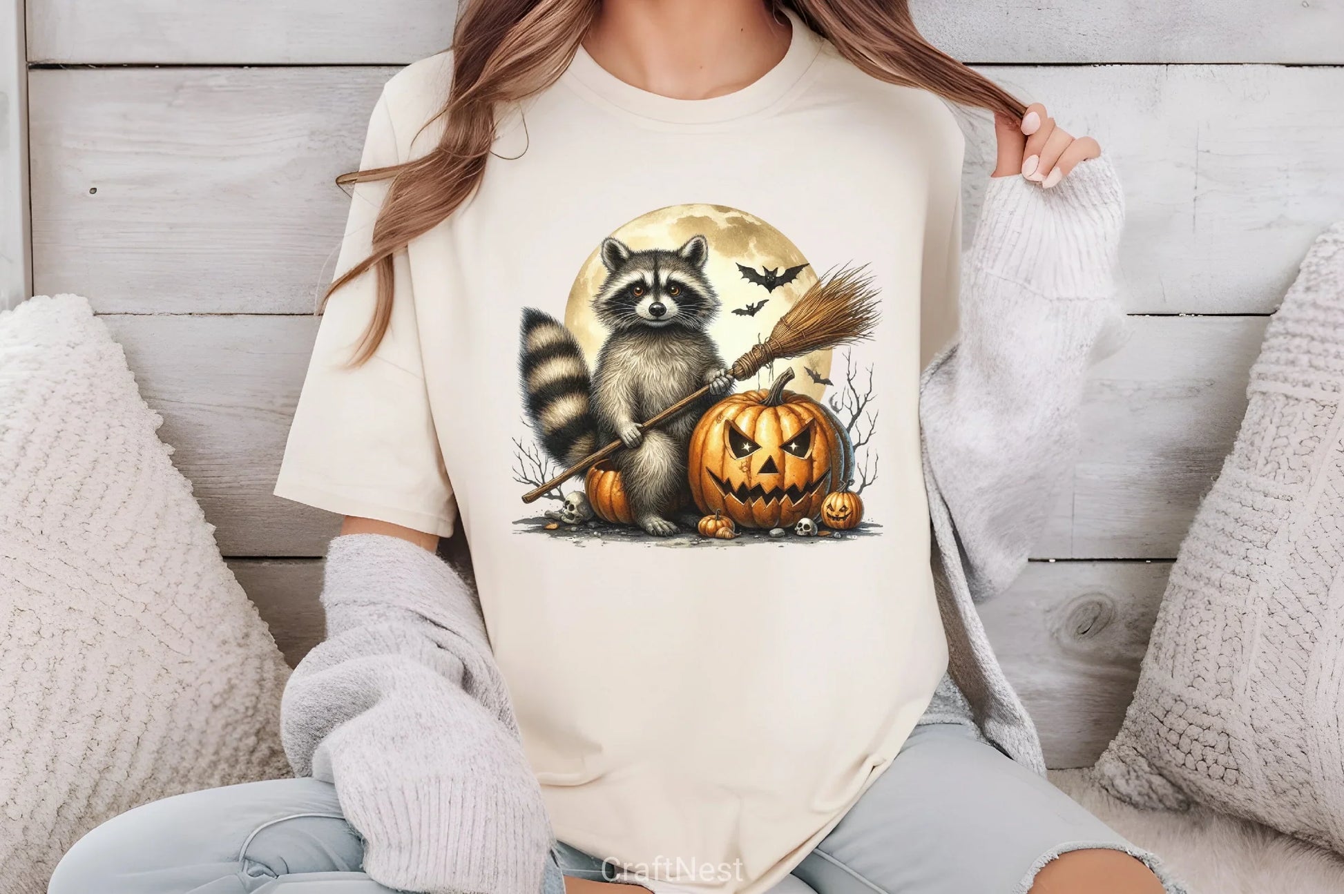 Halloween Raccoon Clipart Bundle 3 - CraftNest - Digital Crafting and Art