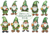 St Patricks Day Gnome Clipart Bundle 1