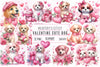 Valentine Dog Clipart Bundle 3