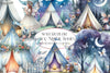 Fairy Night Tents Clipart Bundle