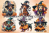 Halloween Cute Dog Clipart Bundle