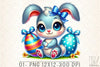 Easter Bunny Clipart Bundle