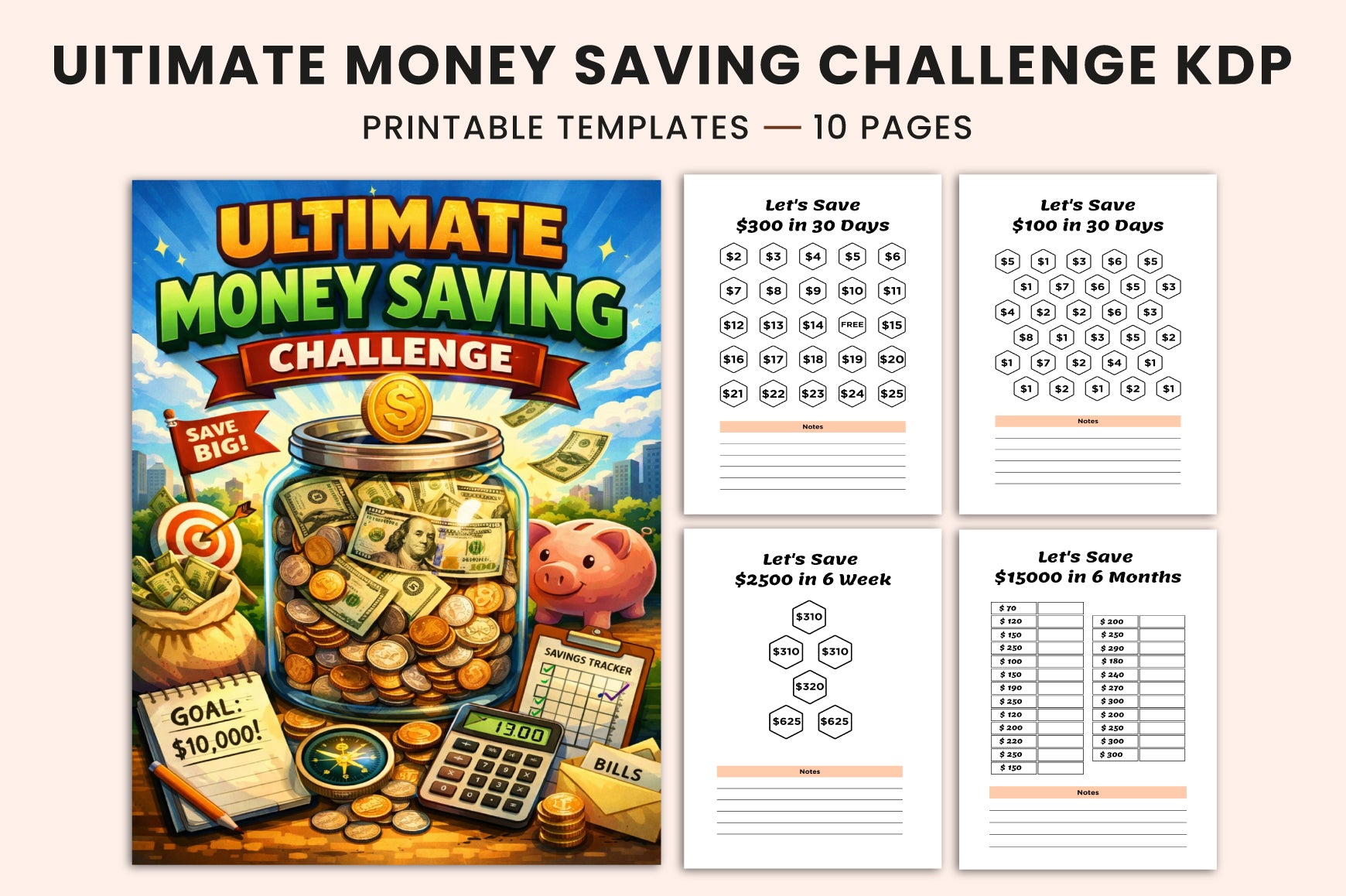Ultimate Money Saving Challenge Planner