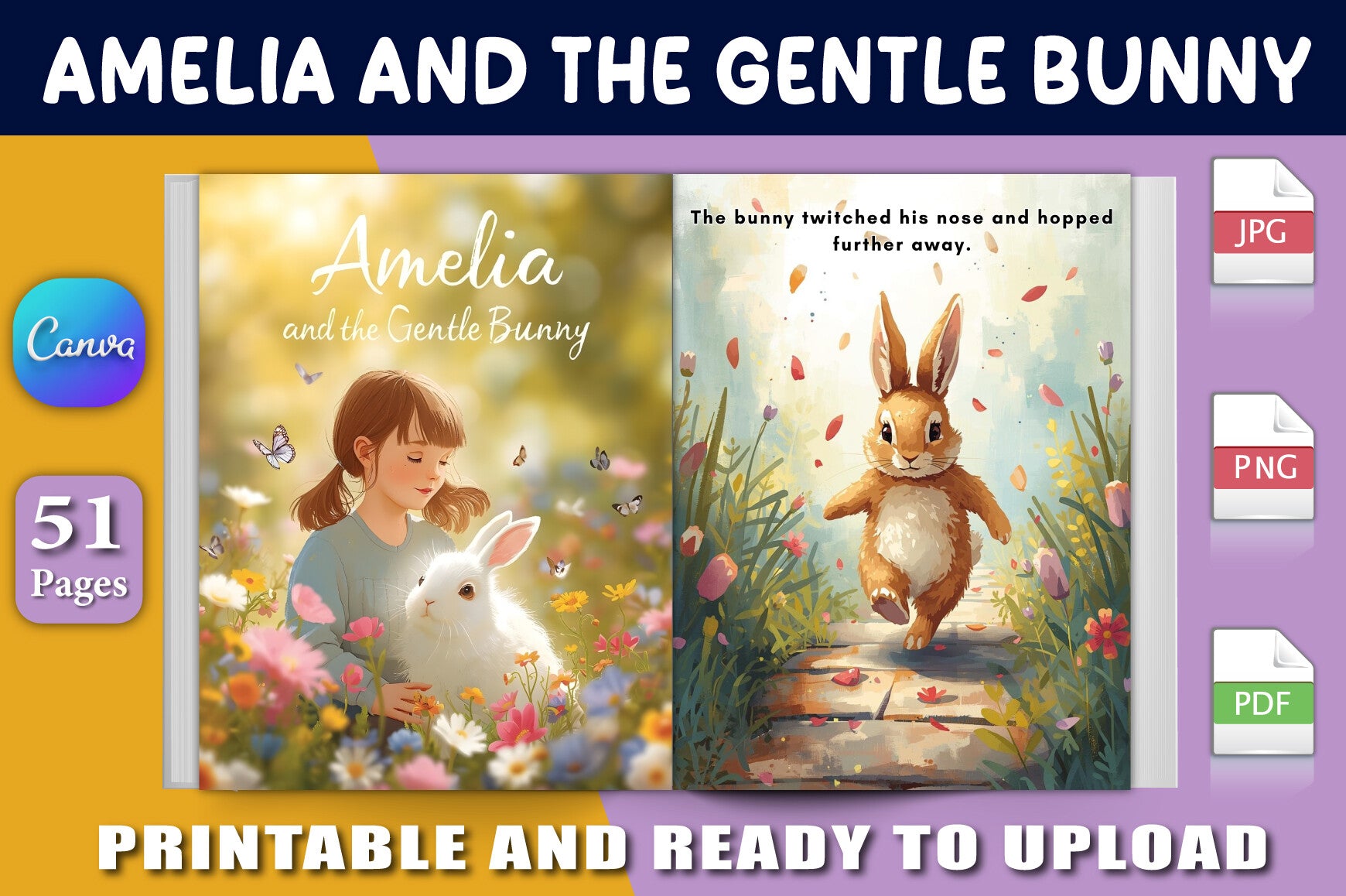 Amelia and the Gentle Bunny Book