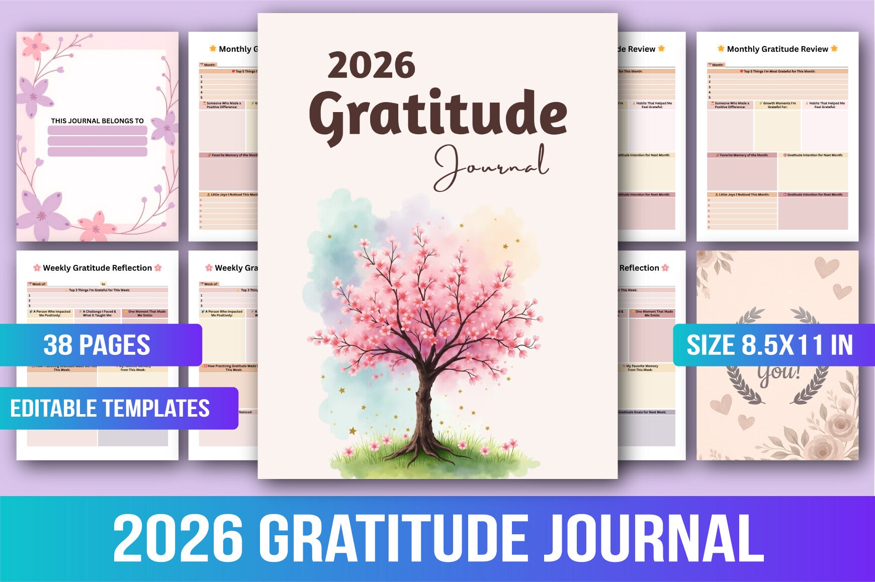 Gratitude Journal for Daily Reflection