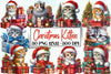 Christmas Kitten Clipart Bundle