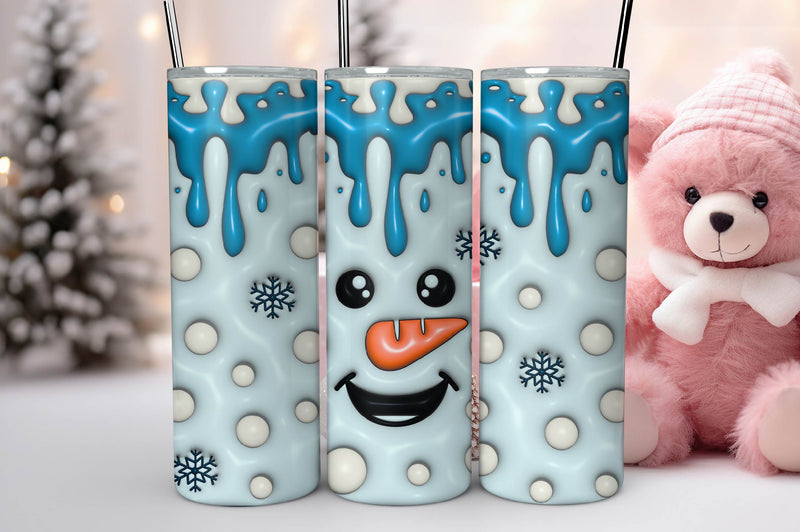 3D Inflated Christmas Tumbler Bundle 15 - CraftNest - Digital Crafting and Art