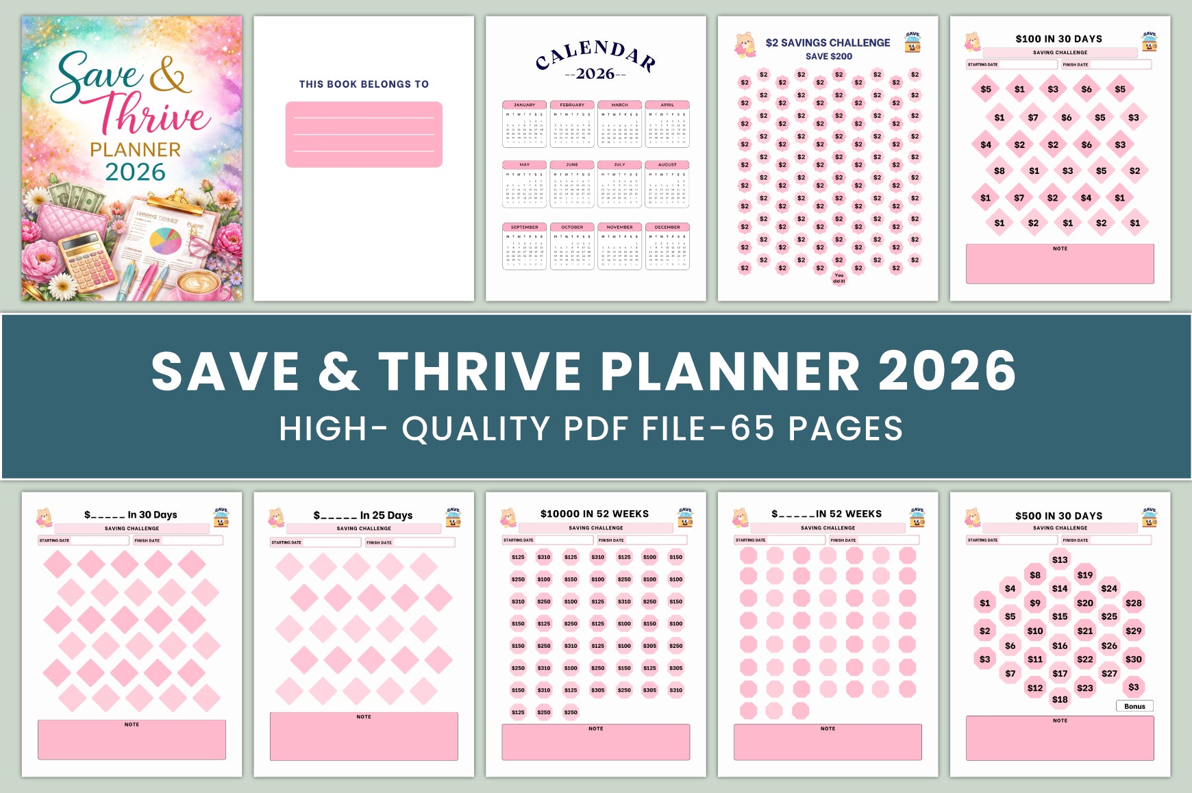 Save Thrive Planner