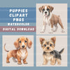 Puppies Clipart Bundle