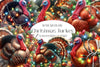Christmas Turkey Clipart Bundle