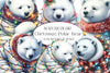 Christmas Polar Bear Clipart Bundle 5