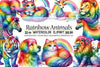 Rainbow Animals Clipart 22