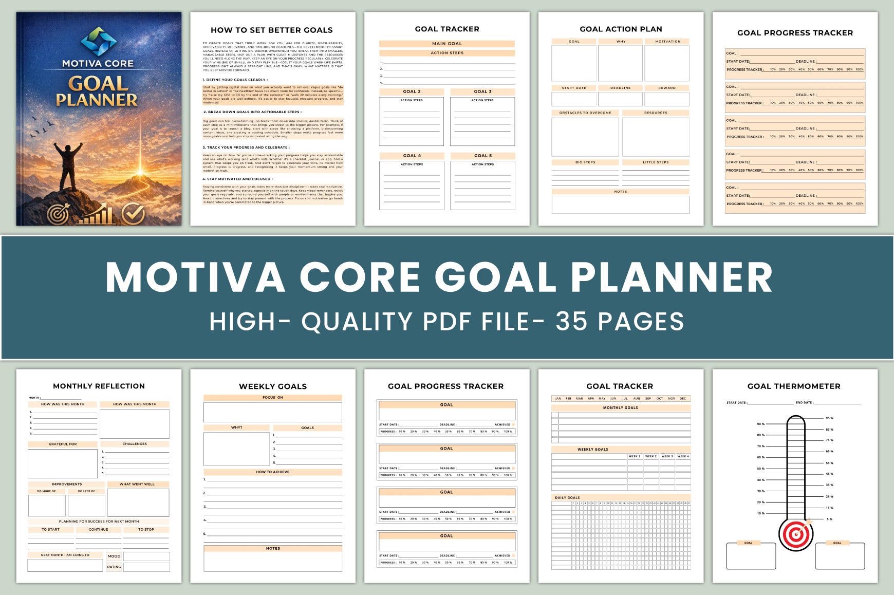 Motiva Core Goal Planner