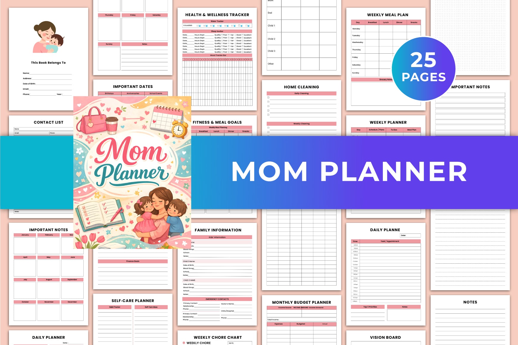 Mom Planner : Organize Your Life