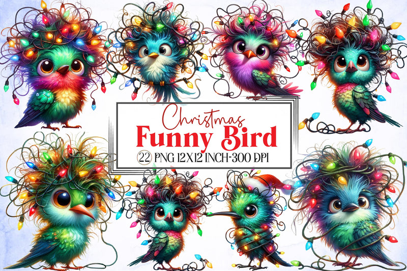 Christmas Bird Clipart Bundle 2 - CraftNest - Digital Crafting and Art